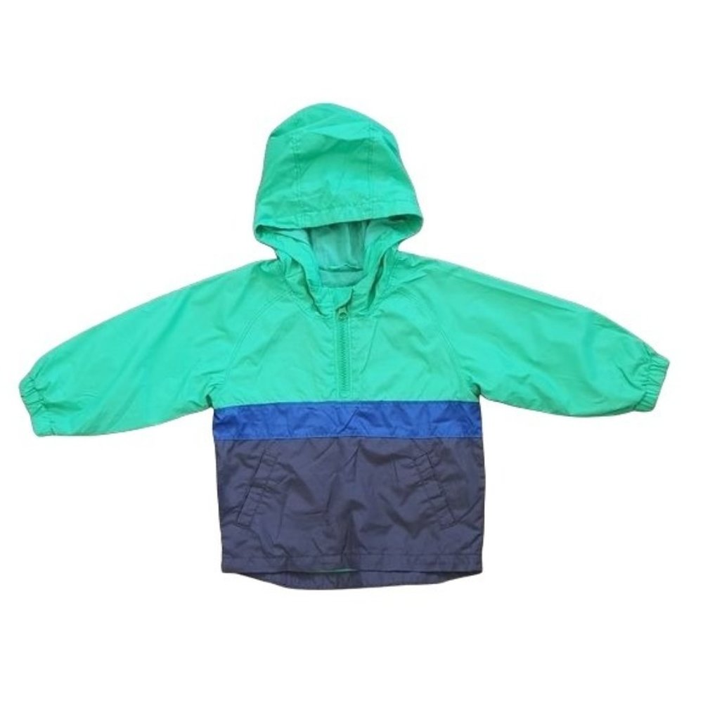 Old Navy Baby Boys Green Windbreaker Rain Jacket